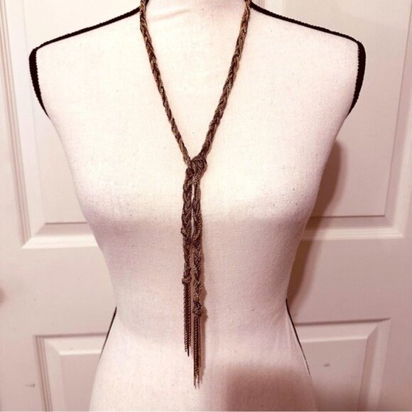 Stella & Dot | Necklace | Adrienne Mixed Gold Chain Necklace - Picture 5 of 16